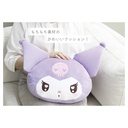 Sanrio Characters Mocchiri Face Cushion Uruuru Kuromi