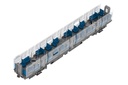 Semi-cross seat interior set A (blue)