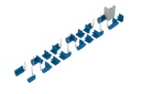 Semi-cross seat interior set A (blue)