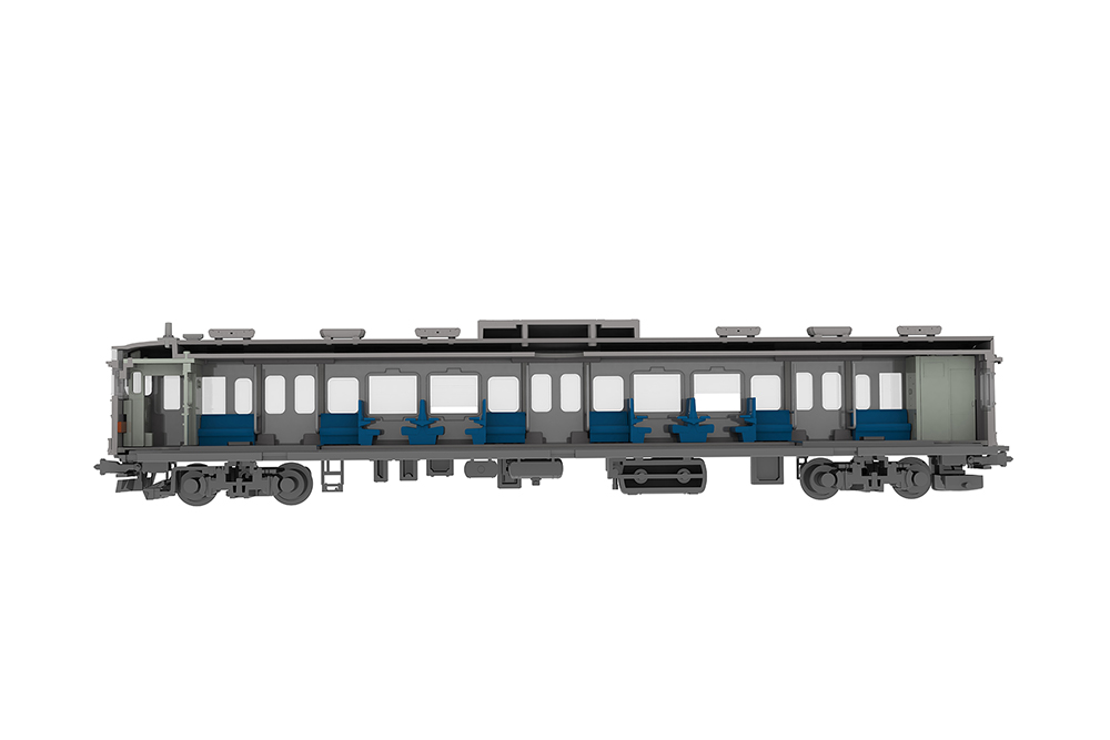 Semi-cross seat interior set A (blue)