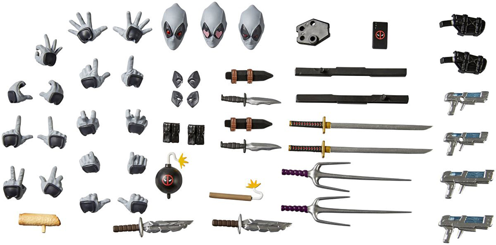 Revoltech Amazing Yamaguchi "Deadpool" Deadpool Ver. 2.5 X-FORCE Color Ver.