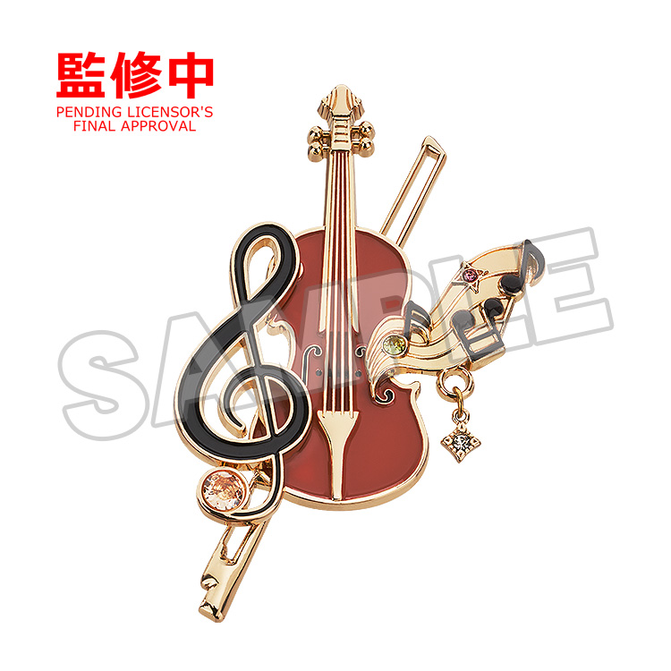 Brooch Violin