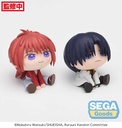 QyuruMe TV Anime "Rurouni Kenshin" Mini Figure "Kenshin Himura ･ Aoshi Shinomori" (EX)