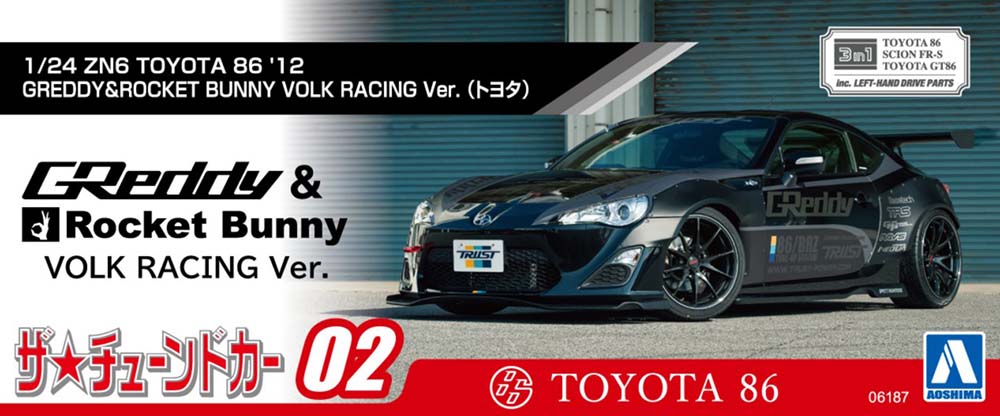 1/24 ZN6 TOYOTA 86 '12 GREDDY&ROCKET BUNNY VOLK RACING Ver. (TOYOTA)(re-run)