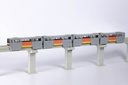 1/150 Scale Tama Intercity Monorail Series 1000 Paper kit (4cars)