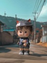 Five Members Five Colors Squad - Back To The Childhood In Iron Lane Series Trading Figure