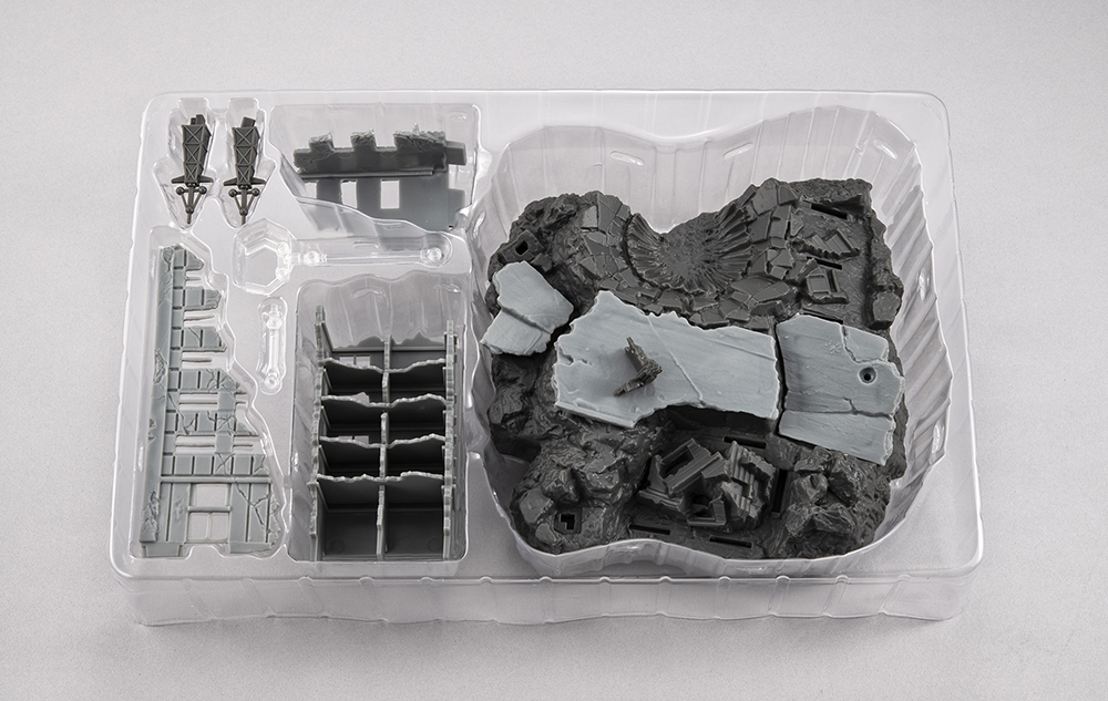 RM series G structure Mobile Suit Gundam [GS02M] The abandoned buildings in New Yark city (Material Color Edition)