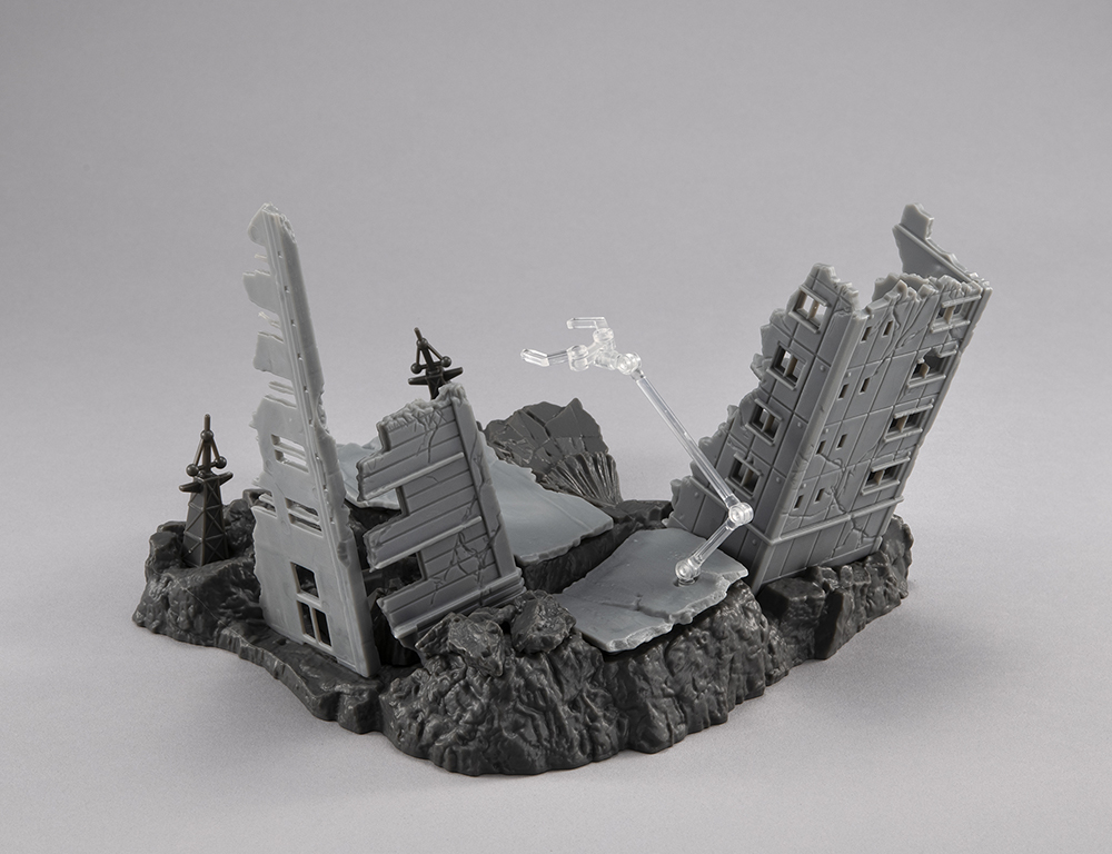 RM series G structure Mobile Suit Gundam [GS02M] The abandoned buildings in New Yark city (Material Color Edition)