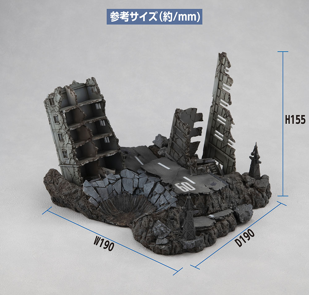 RM series G structure Mobile Suit Gundam [GS02M] The abandoned buildings in New Yark city (Material Color Edition)