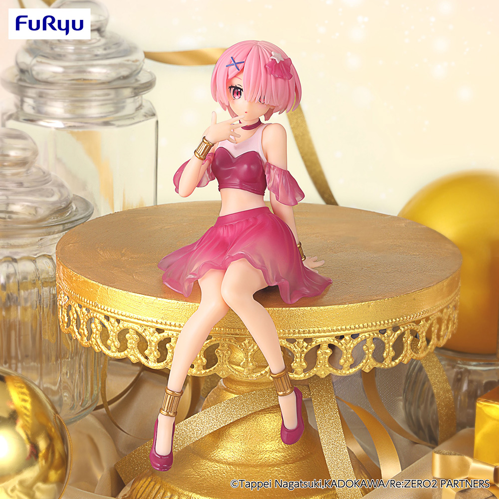 Re:ZERO -Starting Life in Another World- Noodle Stopper Figure -Ram Twinkle Party Another Color ver.-