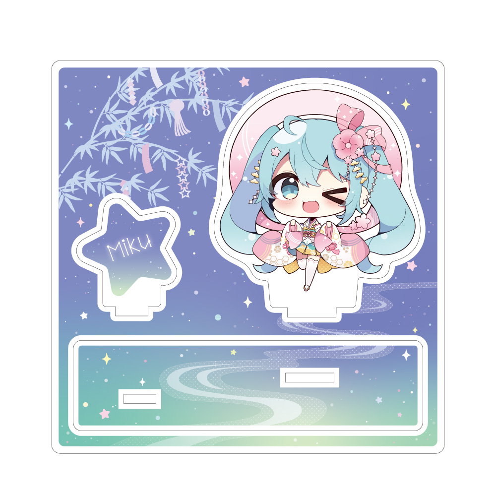 Hatsune Miku Akihabara Festival 2024 Mini Character Acrylic Diorama Tanabata Ver. Hatsune Miku