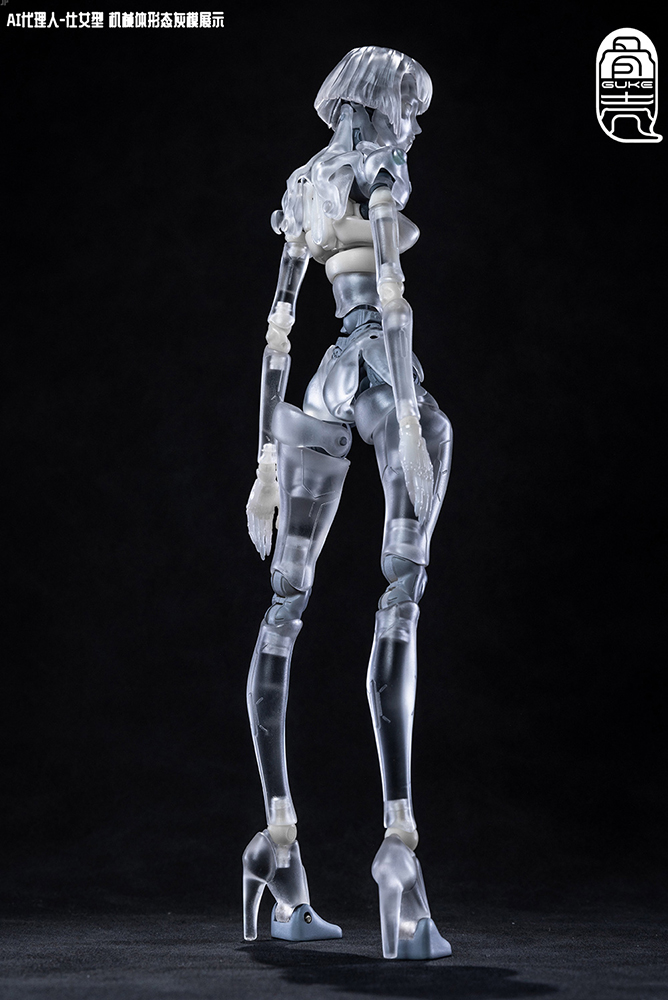 GUKE GONG FANG GK01FEC1 AI AGENT MAIDEN TYPE C1 TRANSPARENT VER. 1/12 ACTION FIGURE BODY