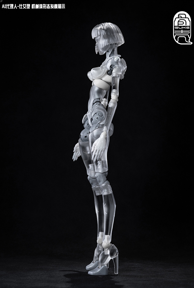 GUKE GONG FANG GK01FEC1 AI AGENT MAIDEN TYPE C1 TRANSPARENT VER. 1/12 ACTION FIGURE BODY