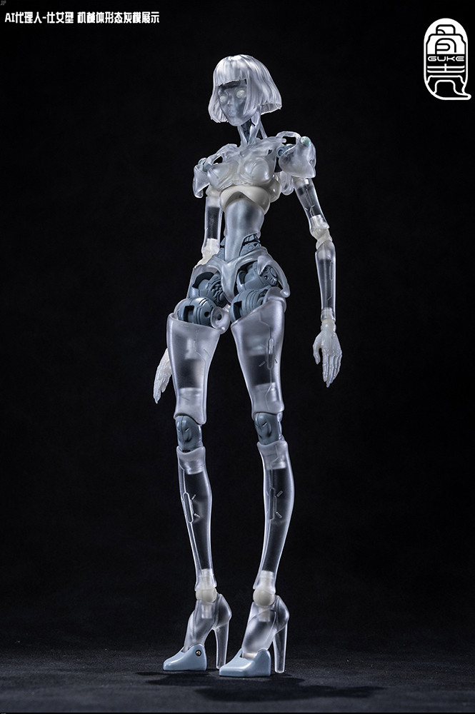 GUKE GONG FANG GK01FEC1 AI AGENT MAIDEN TYPE C1 TRANSPARENT VER. 1/12 ACTION FIGURE BODY