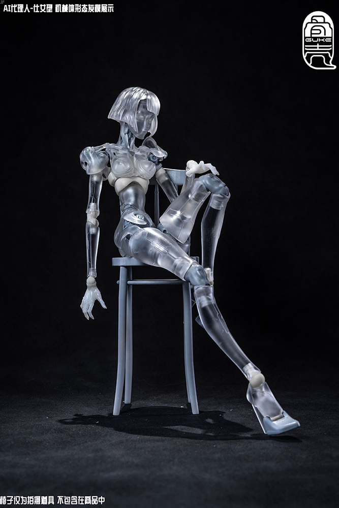 GUKE GONG FANG GK01FEC1 AI AGENT MAIDEN TYPE C1 TRANSPARENT VER. 1/12 ACTION FIGURE BODY