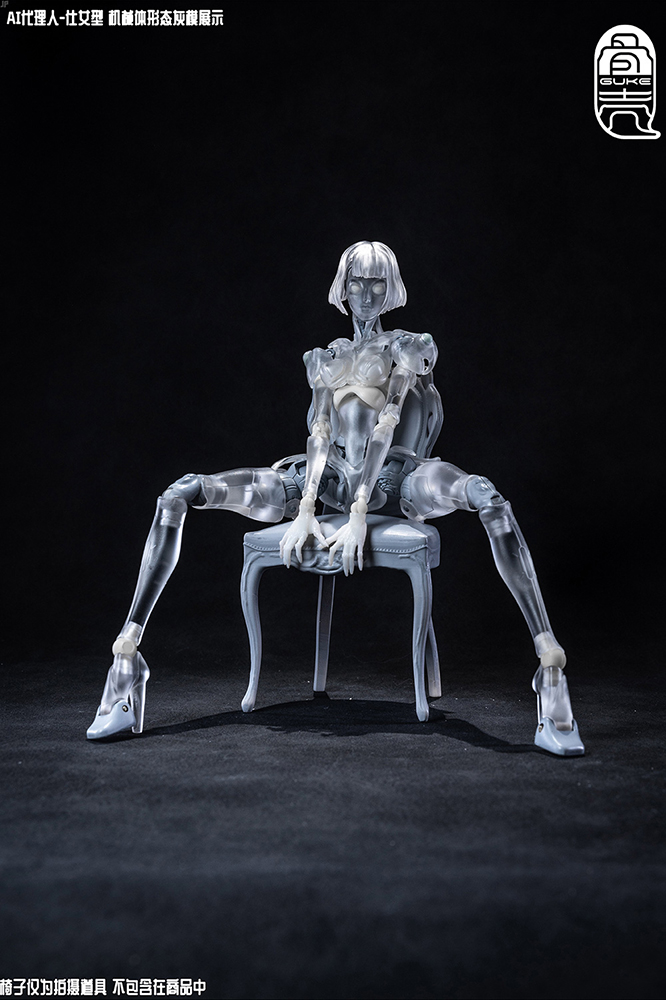 GUKE GONG FANG GK01FEC1 AI AGENT MAIDEN TYPE C1 TRANSPARENT VER. 1/12 ACTION FIGURE BODY