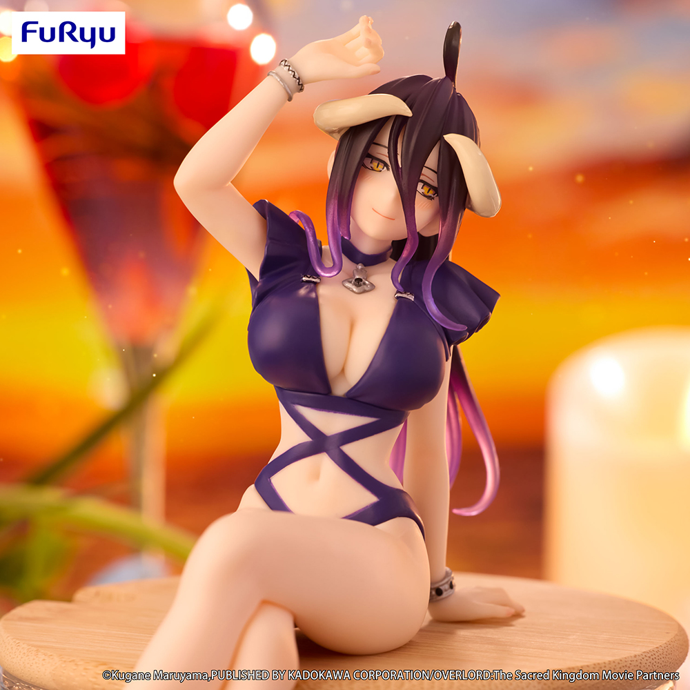 OVERLORD Noodle Stopper Figure -Albedo Swimsuit Dark Purple Color ver.-