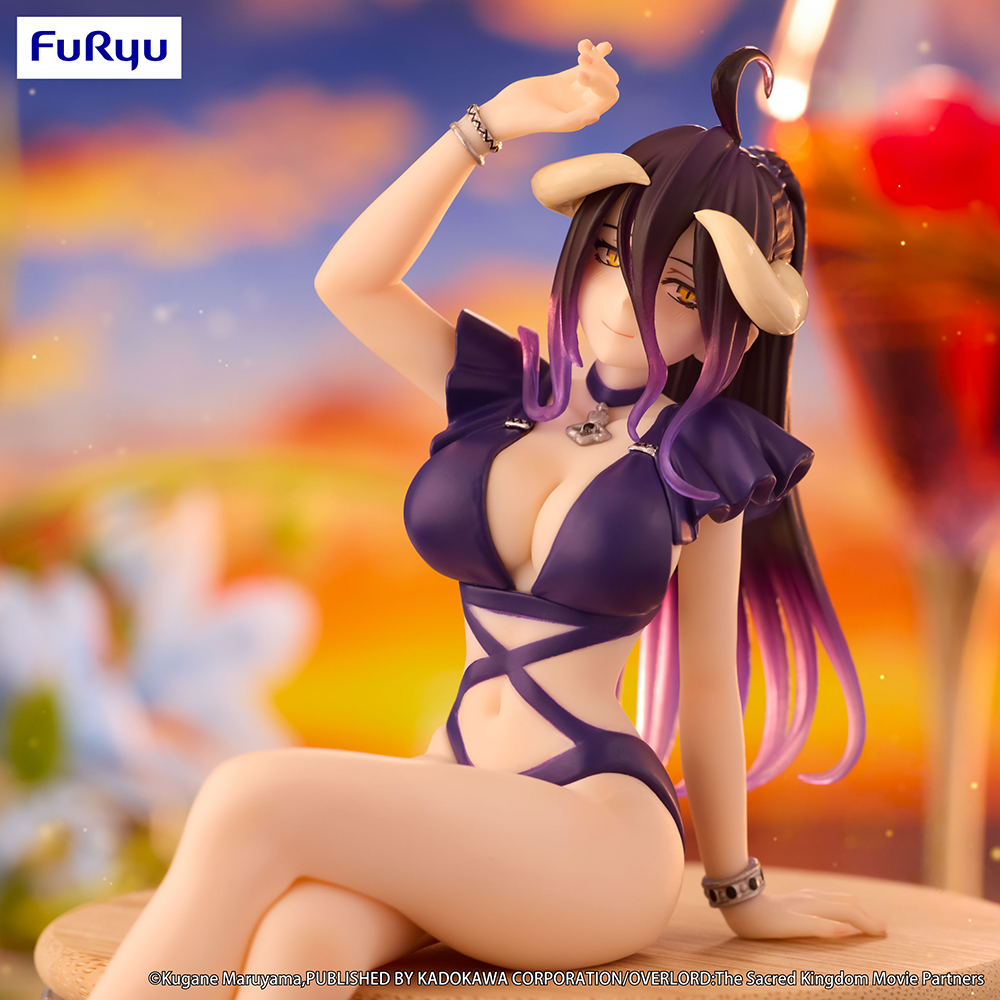 OVERLORD Noodle Stopper Figure -Albedo Swimsuit Dark Purple Color ver.-