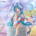 Hatsune Miku Noodle Stopper Figure -Rabbit Ear Hood Pajama Blue Color ver.-