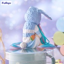 Hatsune Miku Noodle Stopper Figure -Rabbit Ear Hood Pajama Blue Color ver.-