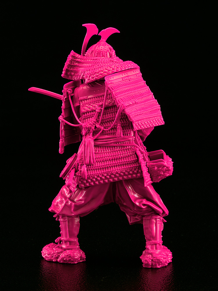 PLAMAX 1/12 Kamakura Period Armored Warrior: Pink Color Edition