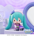 fuwa petit "Hatsune Miku x Love and Berry Dress Up and Dance!" Chibi Figure "Sparkly Purple"