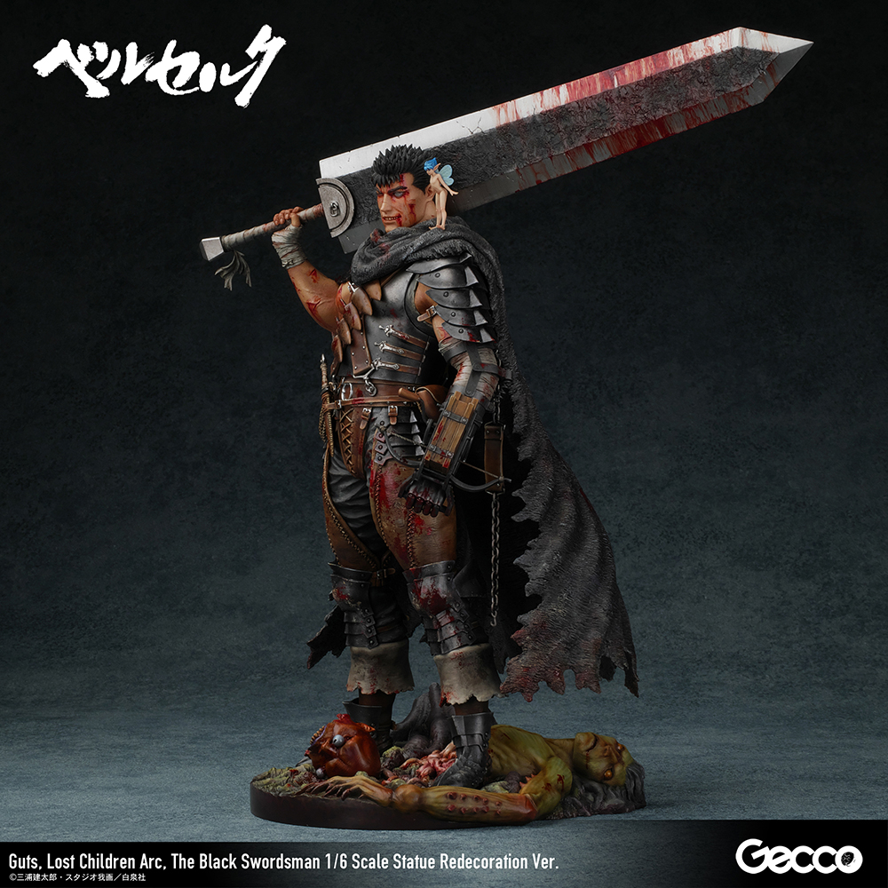 Berserk/ Guts, Lost Children Arc, The Black Swordsman 1/6 Scale Statue Redecoration Ver.