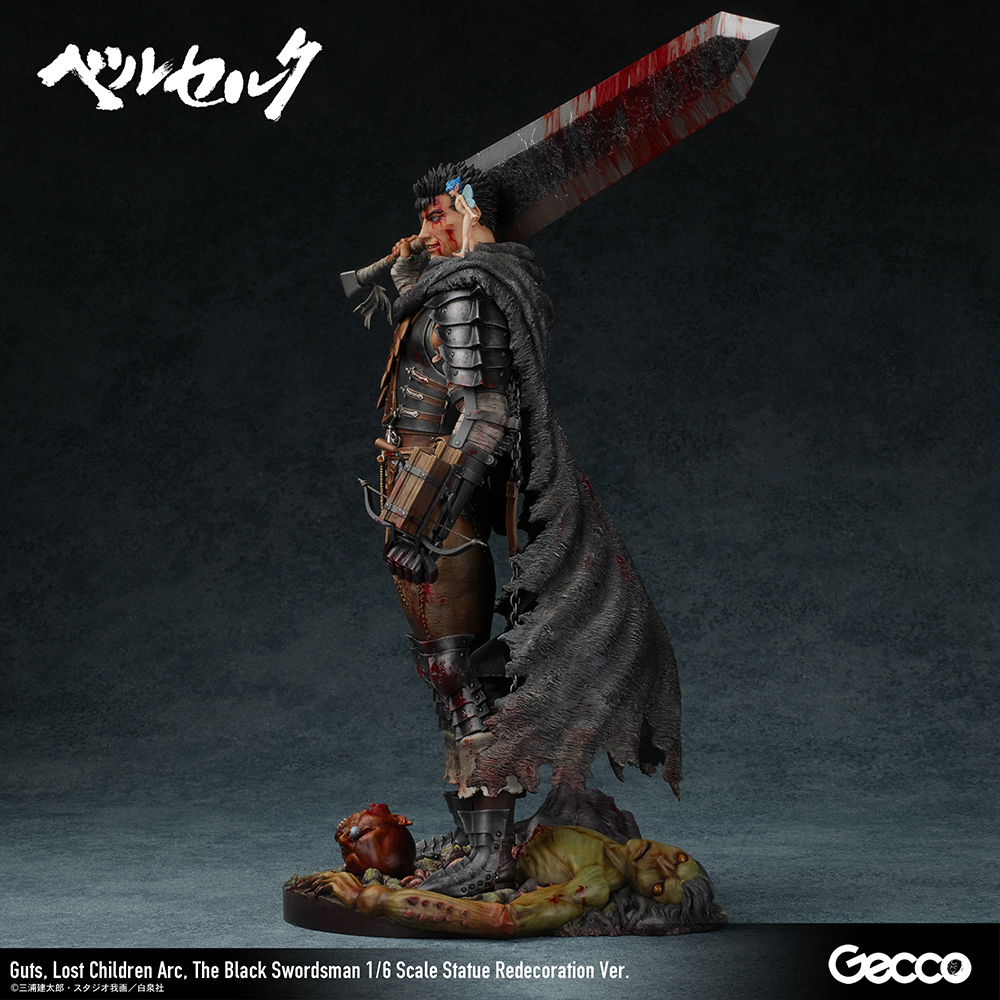 Berserk/ Guts, Lost Children Arc, The Black Swordsman 1/6 Scale Statue Redecoration Ver.