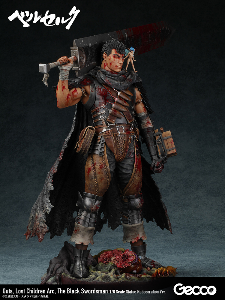 Berserk/ Guts, Lost Children Arc, The Black Swordsman 1/6 Scale Statue Redecoration Ver.