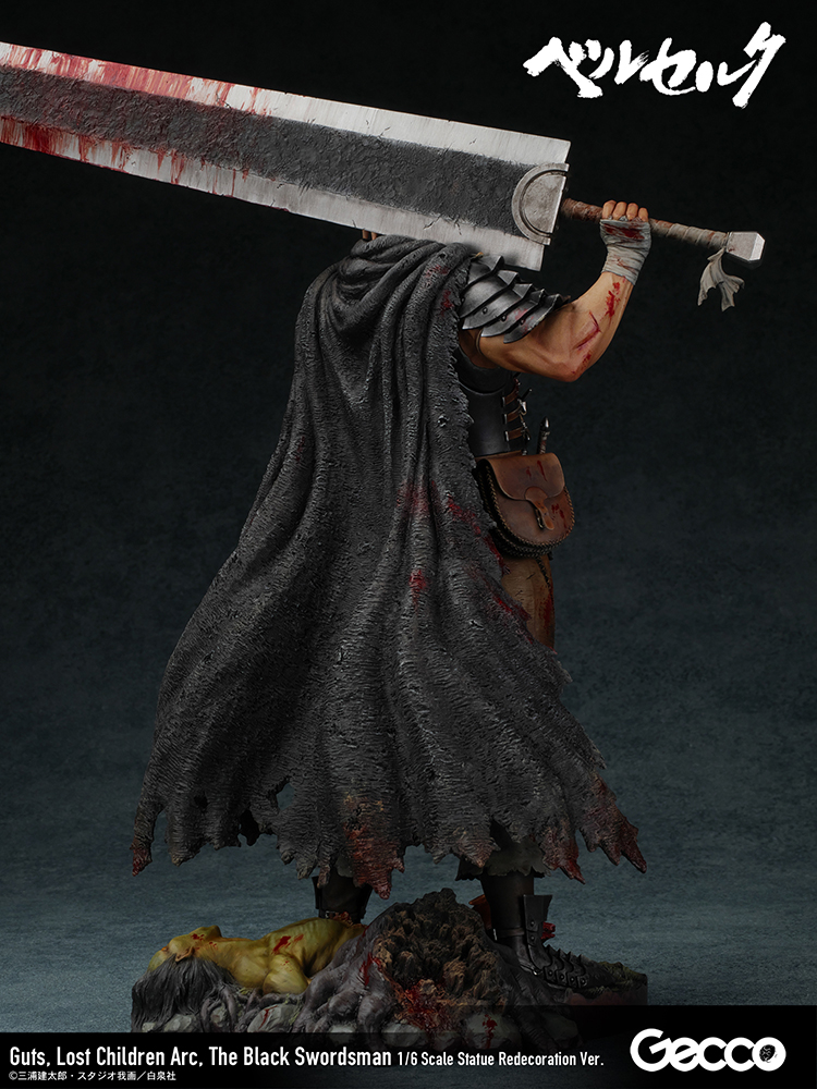 Berserk/ Guts, Lost Children Arc, The Black Swordsman 1/6 Scale Statue Redecoration Ver.