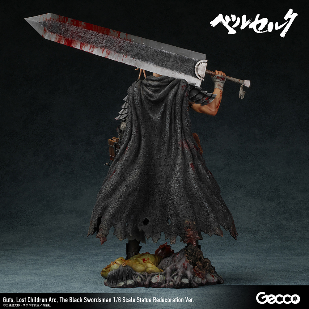 Berserk/ Guts, Lost Children Arc, The Black Swordsman 1/6 Scale Statue Redecoration Ver.