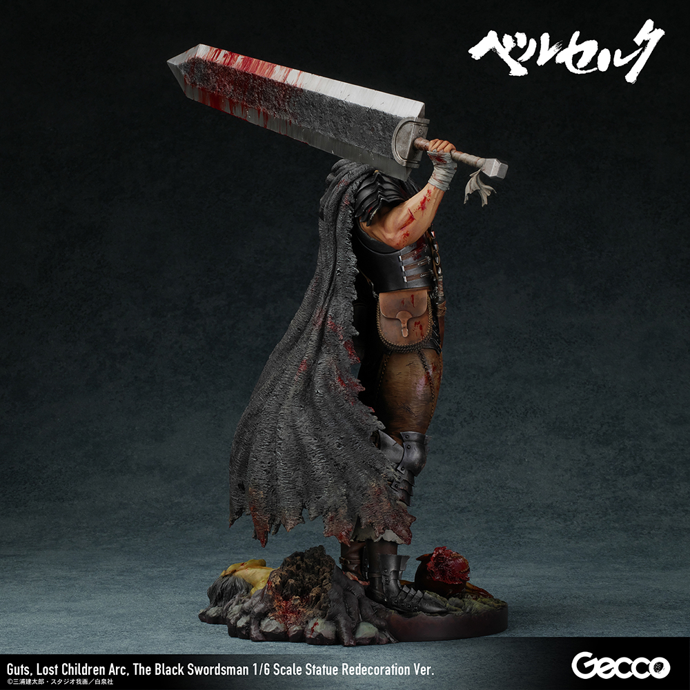 Berserk/ Guts, Lost Children Arc, The Black Swordsman 1/6 Scale Statue Redecoration Ver.