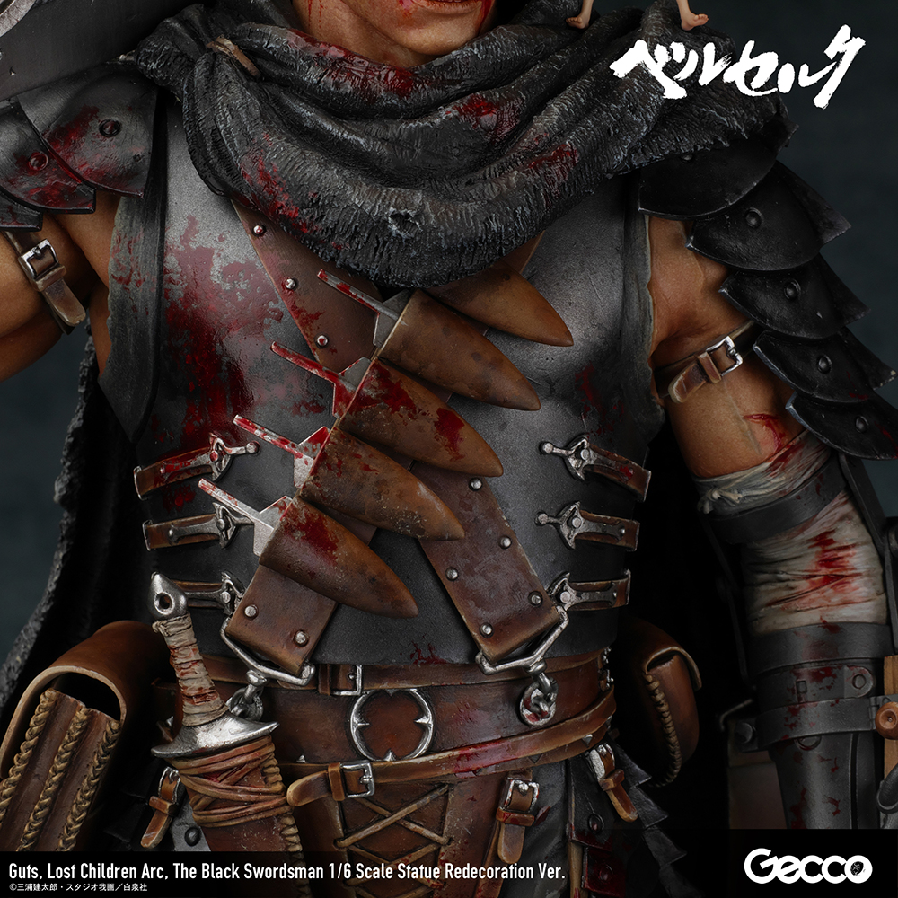 Berserk/ Guts, Lost Children Arc, The Black Swordsman 1/6 Scale Statue Redecoration Ver.