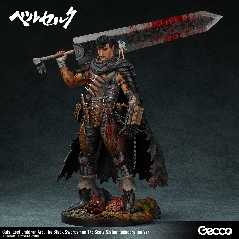 Berserk/ Guts, Lost Children Arc, The Black Swordsman 1/6 Scale Statue Redecoration Ver.