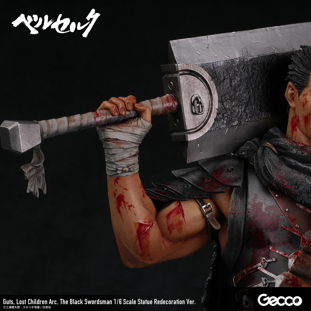 Berserk/ Guts, Lost Children Arc, The Black Swordsman 1/6 Scale Statue Redecoration Ver.