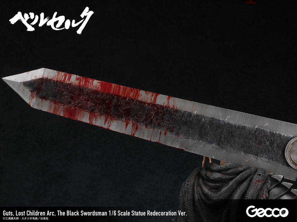 Berserk/ Guts, Lost Children Arc, The Black Swordsman 1/6 Scale Statue Redecoration Ver.