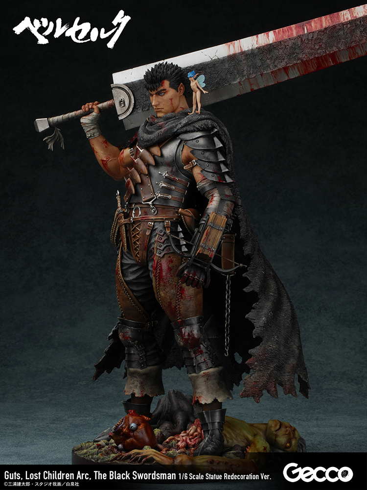 Berserk/ Guts, Lost Children Arc, The Black Swordsman 1/6 Scale Statue Redecoration Ver.