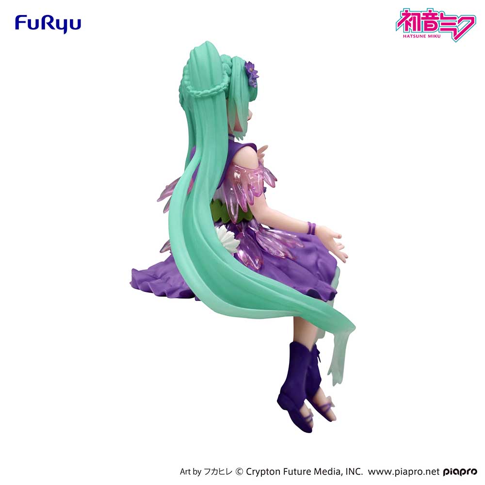 Hatsune Miku Noodle Stopper Figure -Flower Fairy Cosmos Purple Color ver.-