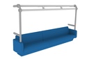 Long seat interior setA(blue) Contains 2 cars for 4-door cars (re-run)