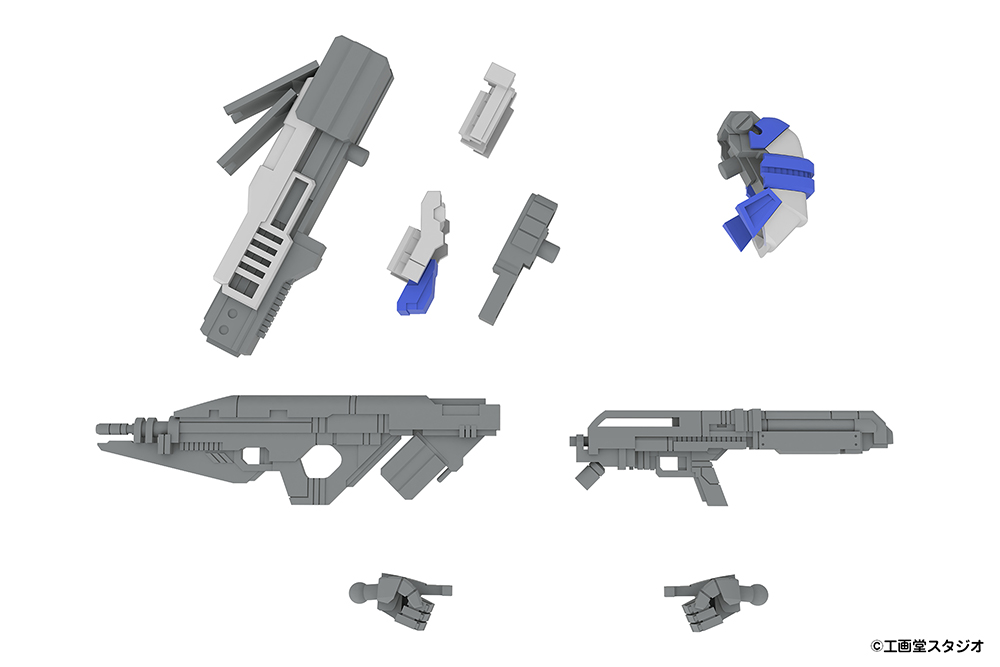 EXTENSION SET A For 5inM 1/48 PLD [LC40 LCAN＆VP1 MSENS&P-9SL ASR＆M58 GRND＆Hands for hand-held weapons (left and right)]