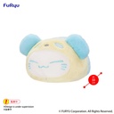 Nemuneko Cat Pastel Panda Big Plush Toy -Blue-
