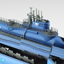 Arpeggio of Blue Steel -Ars Nova- 1/350 Submarine Blue Steel I-401