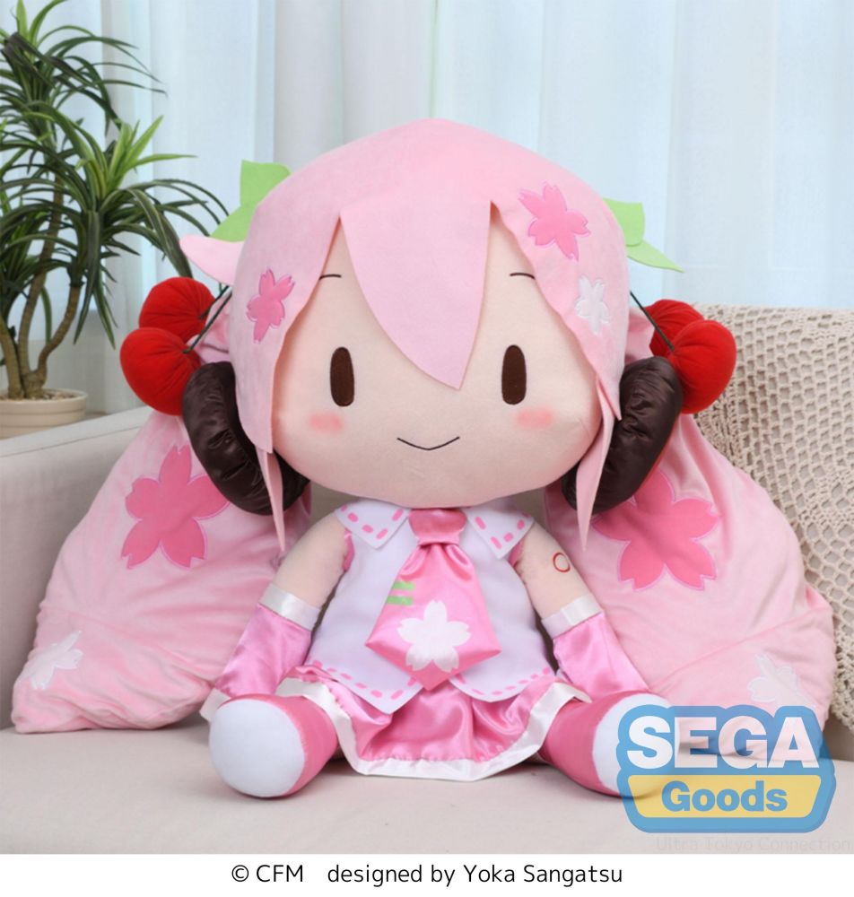 fuwa petit "Sakura Miku" Dodeka Jumbo Plush