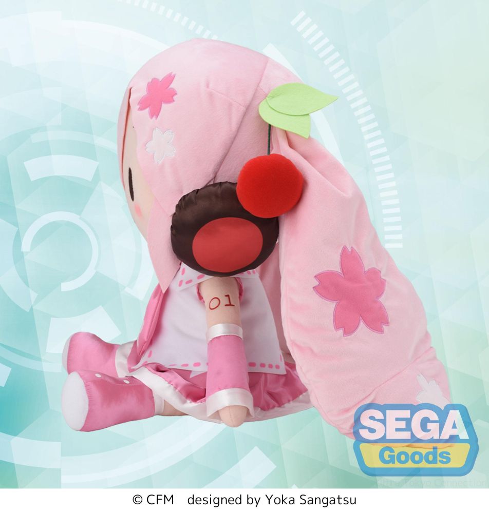 fuwa petit "Sakura Miku" Dodeka Jumbo Plush