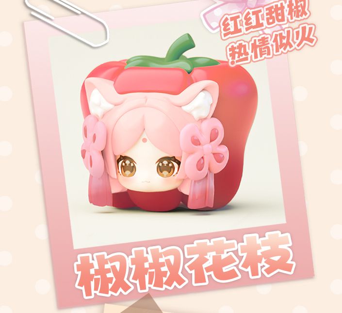 SWEET EMILYA CAT MONI-FOODIE PALS SERIES MINI TRADING FIGURE
