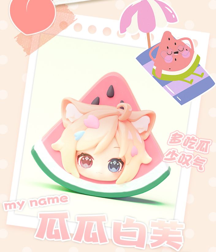SWEET EMILYA CAT MONI-FOODIE PALS SERIES MINI TRADING FIGURE