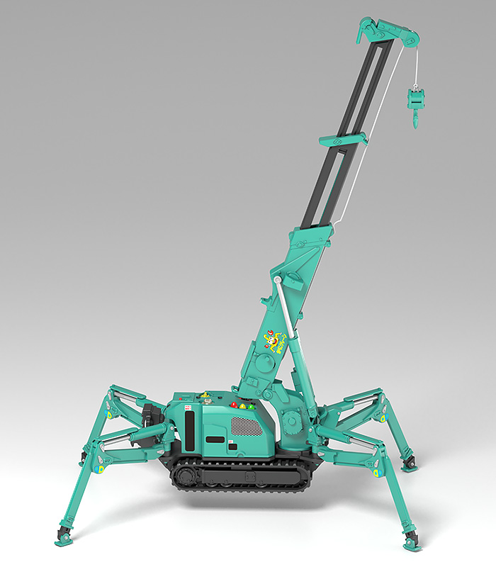 MODEROID MAEDA SEISAKUSHO Spider Crane (Green) (re-run)