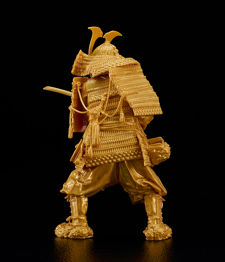 PLAMAX 1/12 Kamakura Period Armored Warrior: Gold Color Edition