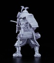 PLAMAX 1/12 Kamakura Period Armored Warrior: Silver Color Edition