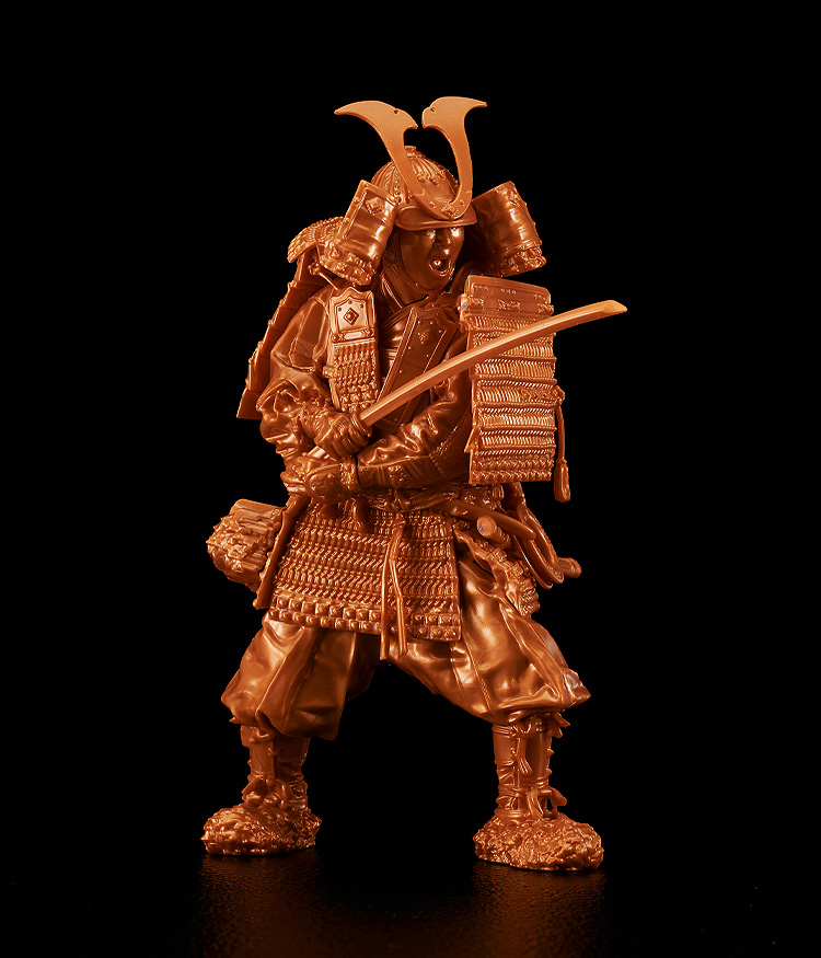 PLAMAX 1/12 Kamakura Period Armored Warrior: Copper Color Edition